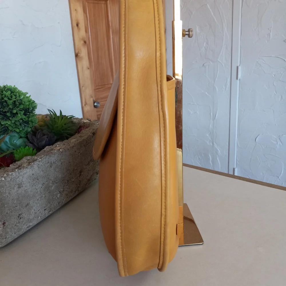 Coach ORIGINALS Large Ergo Flap Bag In Mustard #9029 - Picture 6 of 15